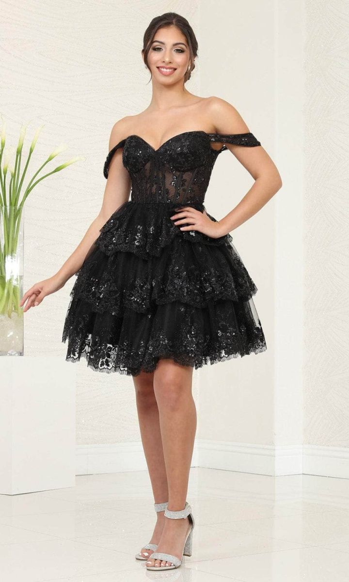 lace mini flare dress Lena Floral Applique Lace Tube Mini Flare Dress – Moxie & Maeve