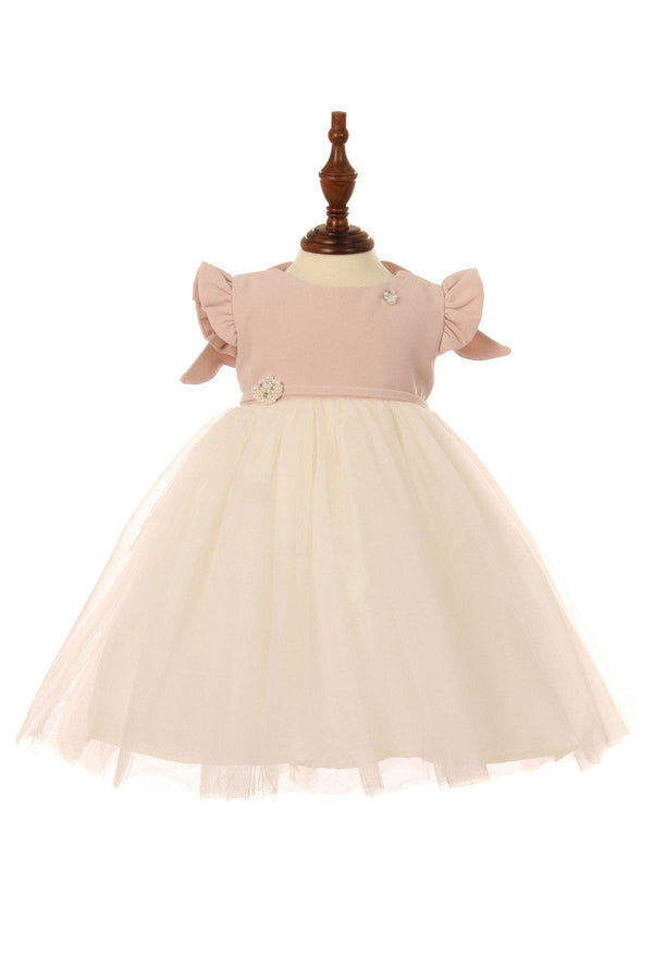 Adorable Two Tone Baby Dress