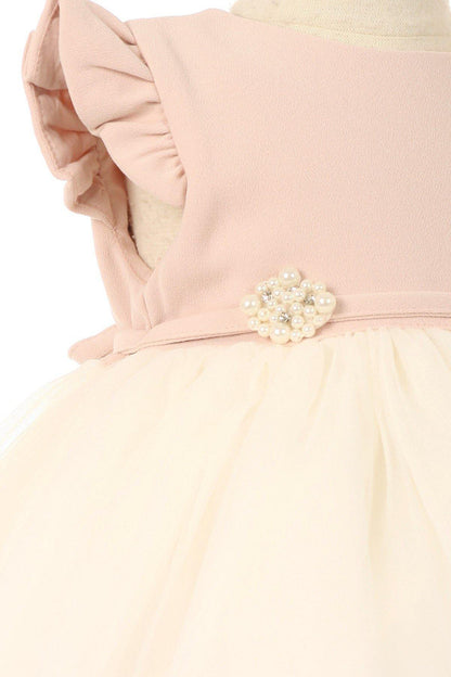 Adorable Two Tone Baby Dress - The Dress Outlet Cinderella Couture