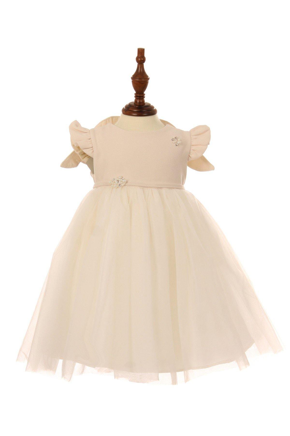 Adorable Two Tone Baby Dress - The Dress Outlet Cinderella Couture