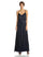 Adrianna Papell Halter Strap Long Formal Dress - The Dress Outlet Adrianna Papell