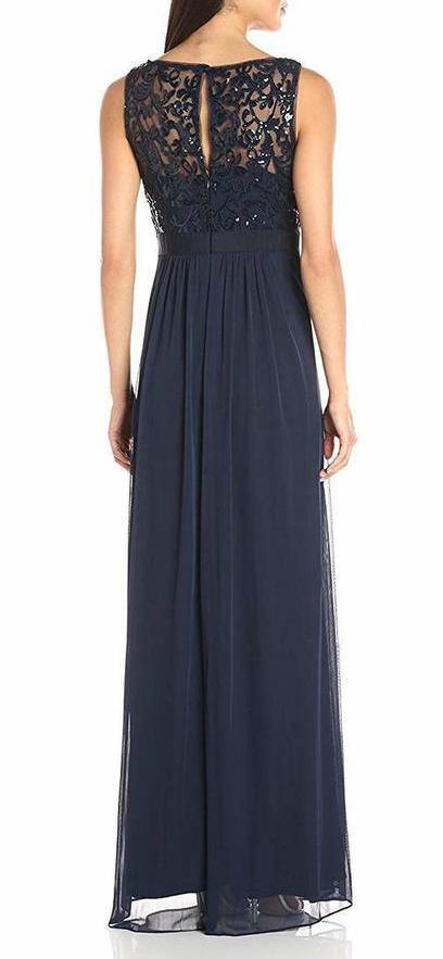 Adrianna Papell Sleeveless Long Formal Dress - The Dress Outlet Adrianna Papell