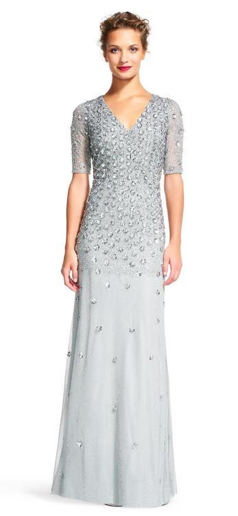 Adrianna Papell Mother of the Bride Dress Long Formal - The Dress Outlet Adrianna Papell