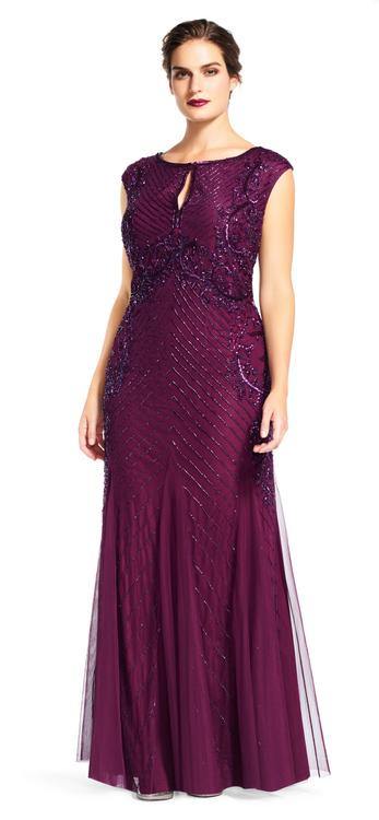 Adrianna Papell Women's Long Evening Gown Formal Dress - The Dress Outlet Adrianna Papell