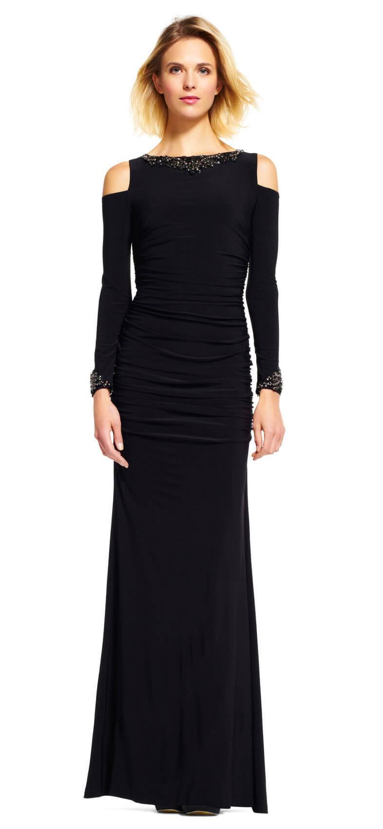 Adrianna Papell Long Formal Evening Dress - The Dress Outlet Adrianna Papell