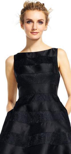 Adrianna Papell  Sleeveless Short Cocktail Party Dress - The Dress Outlet Adrianna Papell