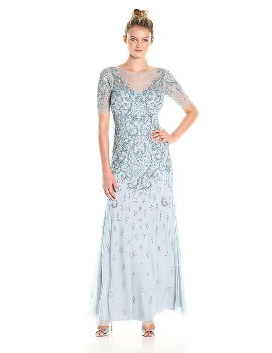 Adrianna Papell Prom Long Formal Dress Evening Gown - The Dress Outlet Adrianna Papell