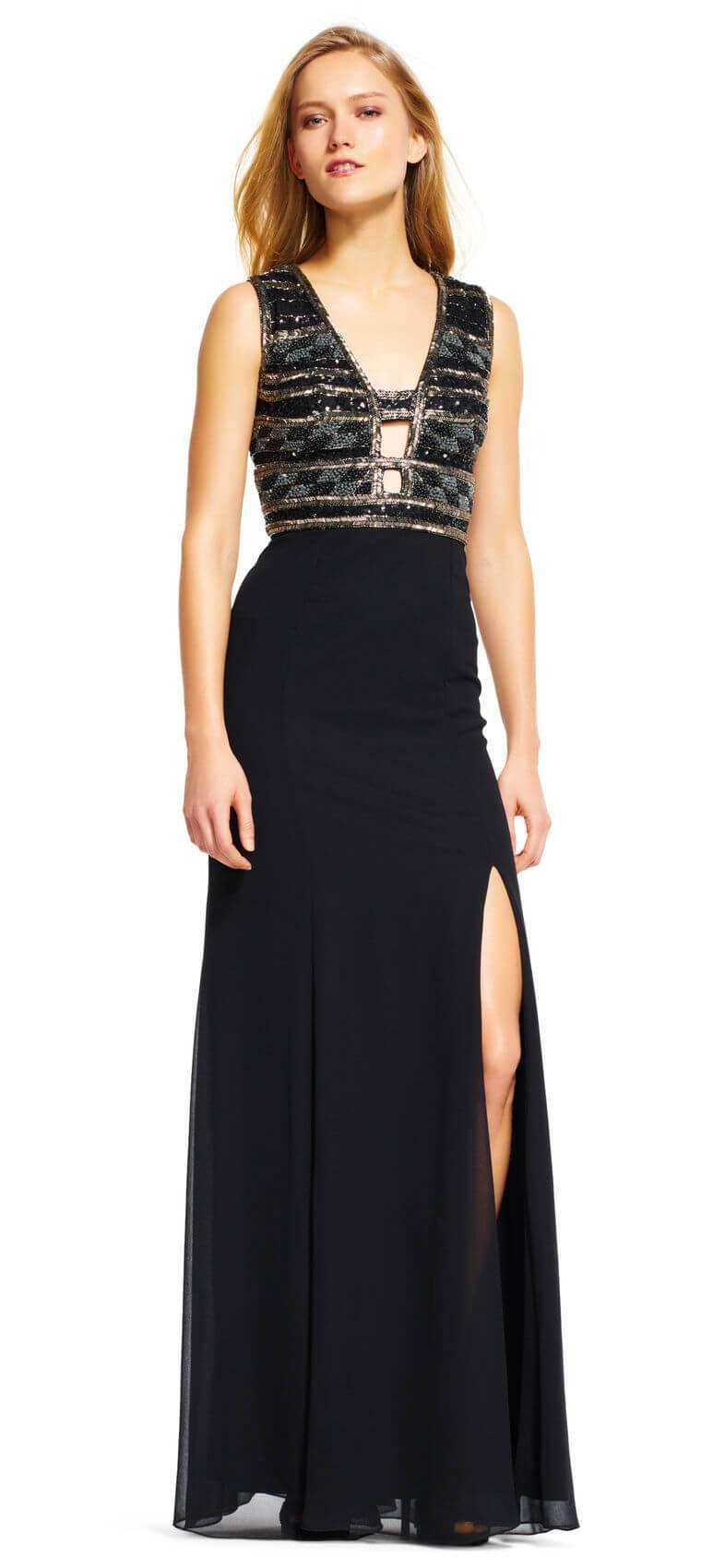 sachin and babi light blue dress Empire Waist Dresses & Gowns main image 0