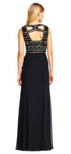 Adrianna Papell Prom Long Formal Evening Dress - The Dress Outlet Adrianna Papell