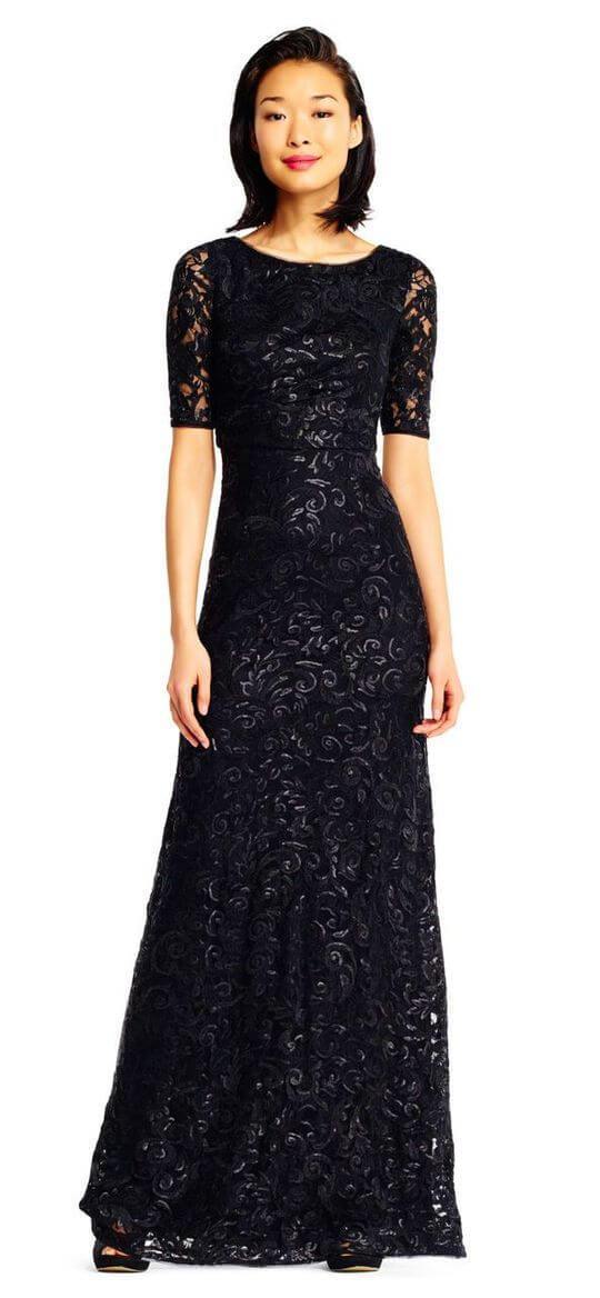 Adrianna Papell Long Mother of the Bride Formal Dress - The Dress Outlet Adrianna Papell