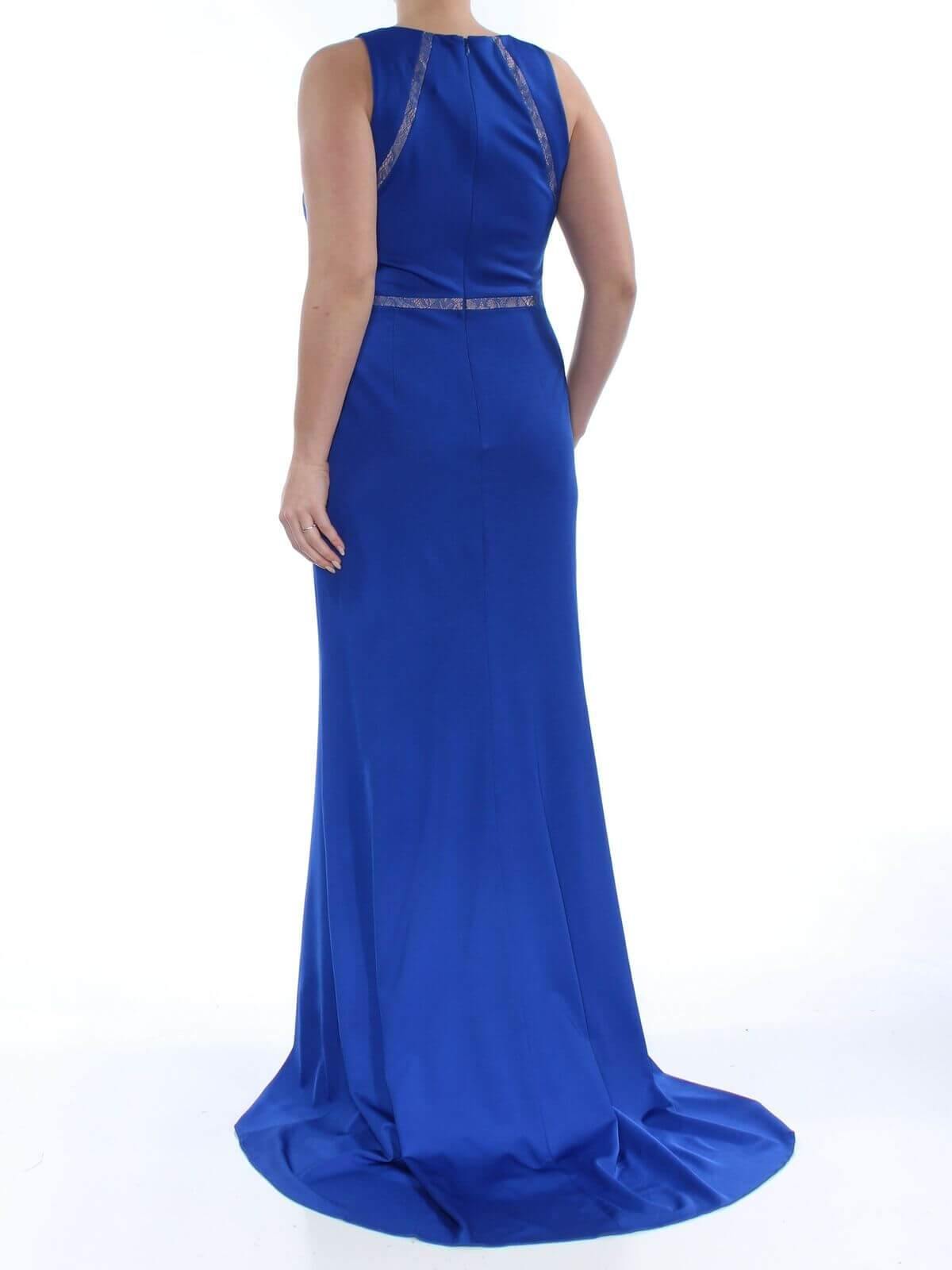 Adrianna Papell Long Formal Sleeveless Fitted Dress - The Dress Outlet Adrianna Papell
