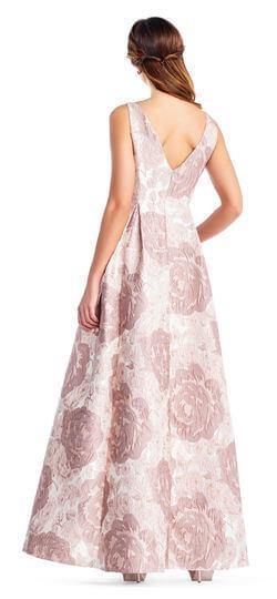 Adrianna Papell Sleeveless Prom Ball Gown - The Dress Outlet Adrianna Papell
