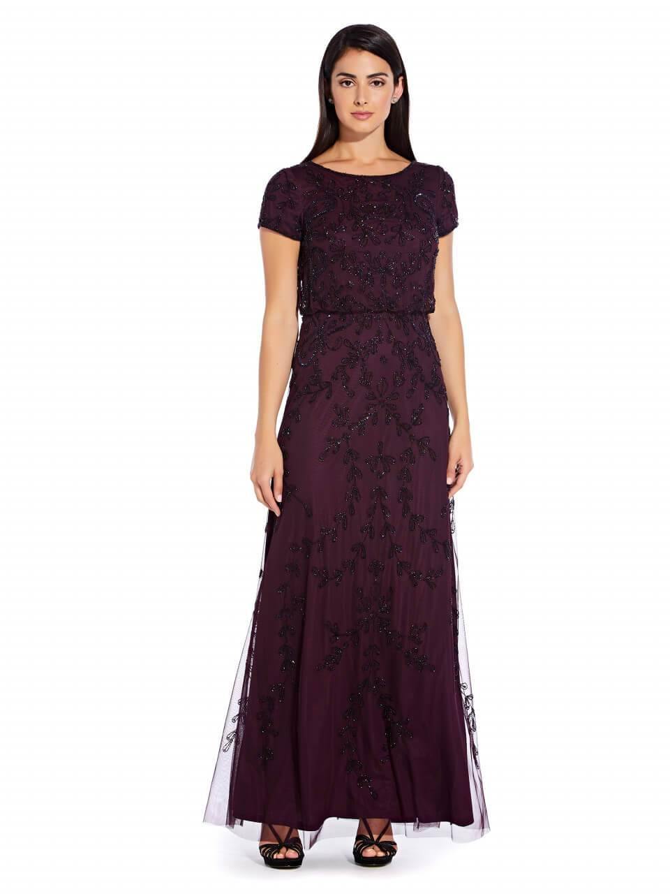 Adrianna Papell Mother of the Bride Long Dress Formal - The Dress Outlet Adrianna Papell