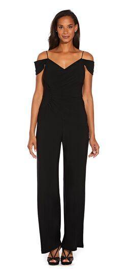 Adrianna Papell Off Shoulder Pant Set Formal - The Dress Outlet Adrianna Papell