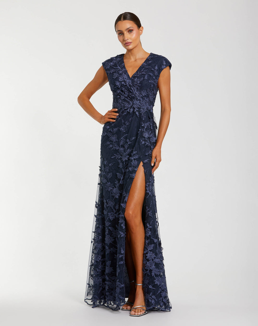 Formal Dresses Prom Long Formal Lace Evening Dress Midnight