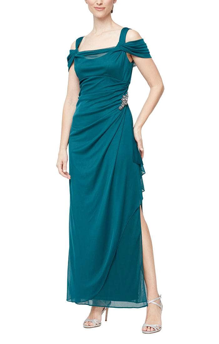 Alex Evenings AE132902 Long Formal Off Shoulder Dress