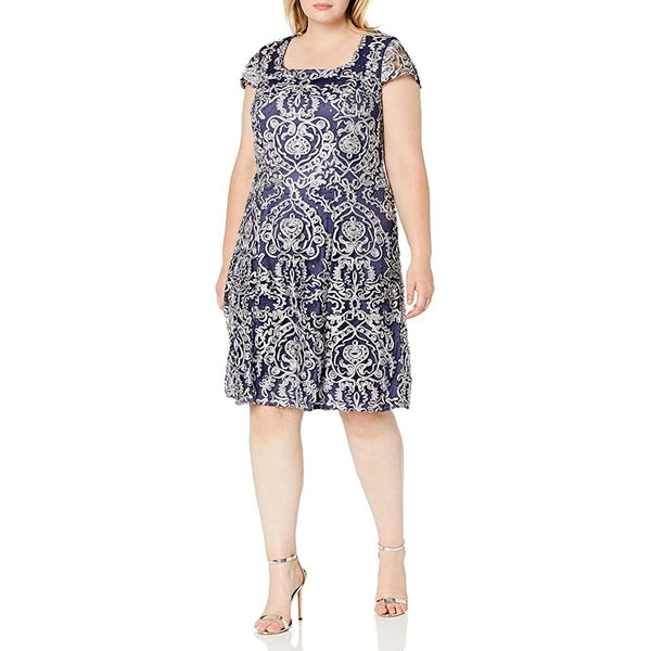 Alex Evenings 84171058 Plus Size Short Cocktail Dress