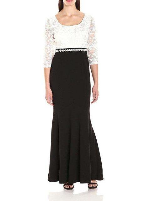 Alex Evenings Long Formal Mother of the Bride Dress - The Dress Outlet Alex Evenings