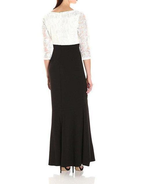 Alex Evenings Long Formal Mother of the Bride Dress - The Dress Outlet Alex Evenings