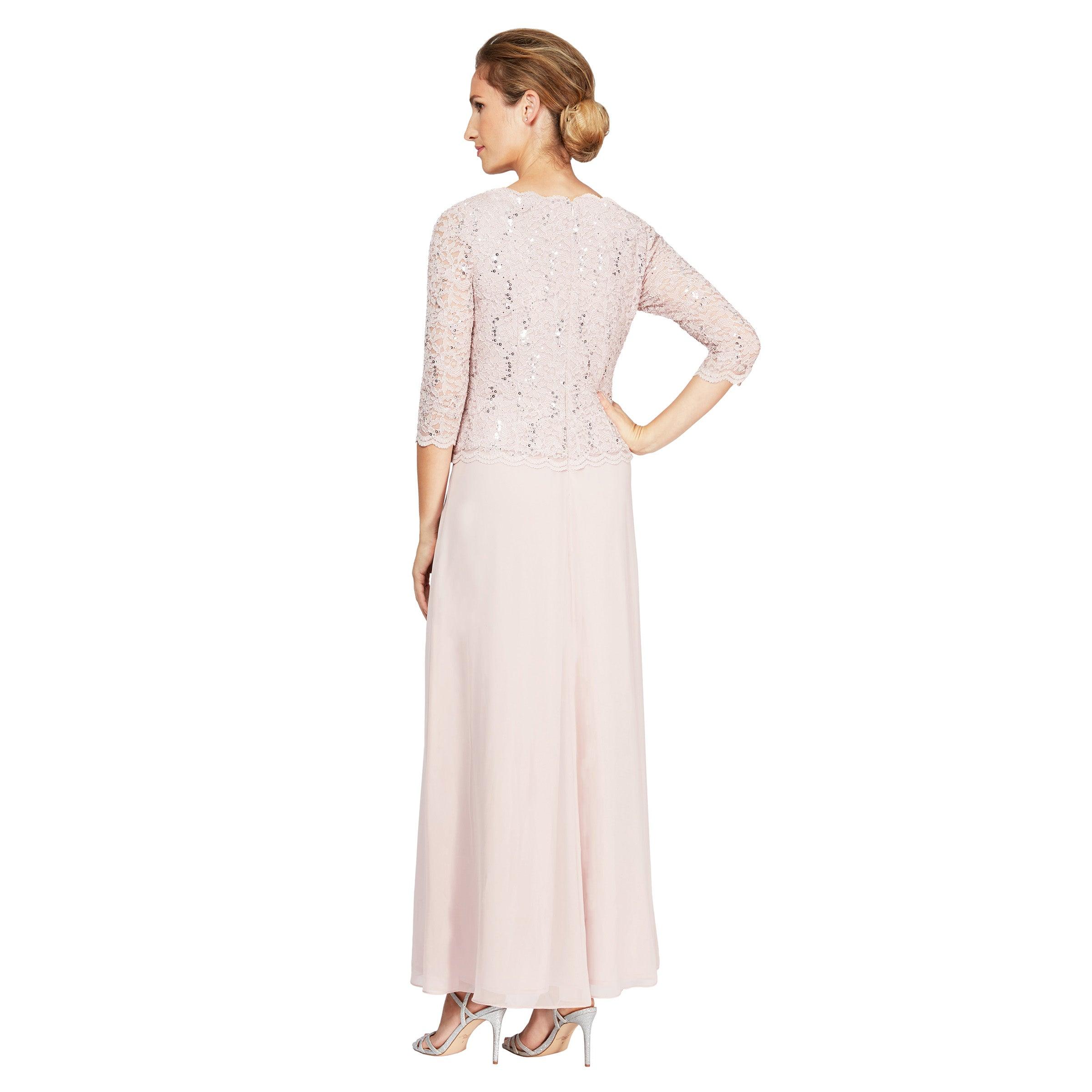 Navy Alex Evenings AE112318 Mother of the Bride Long Dress