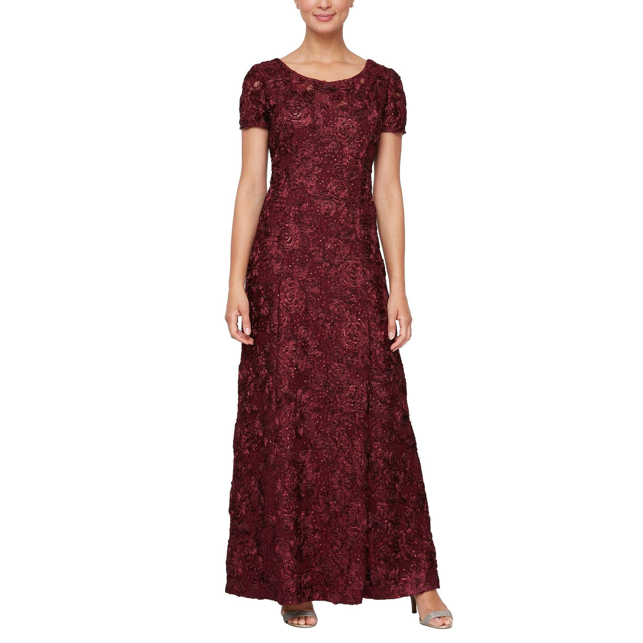 Alex Evenings AE112788 Long Mother of the Bride Dress