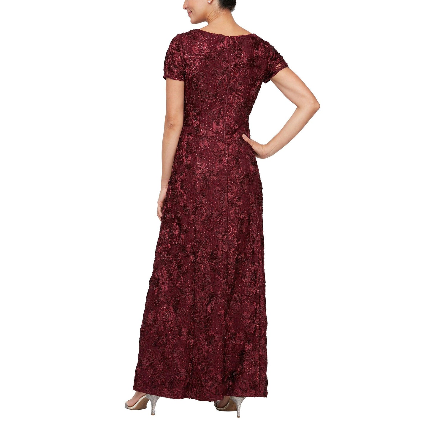 Alex Evenings Long Mother of the Bride Dress 112788 - The Dress Outlet