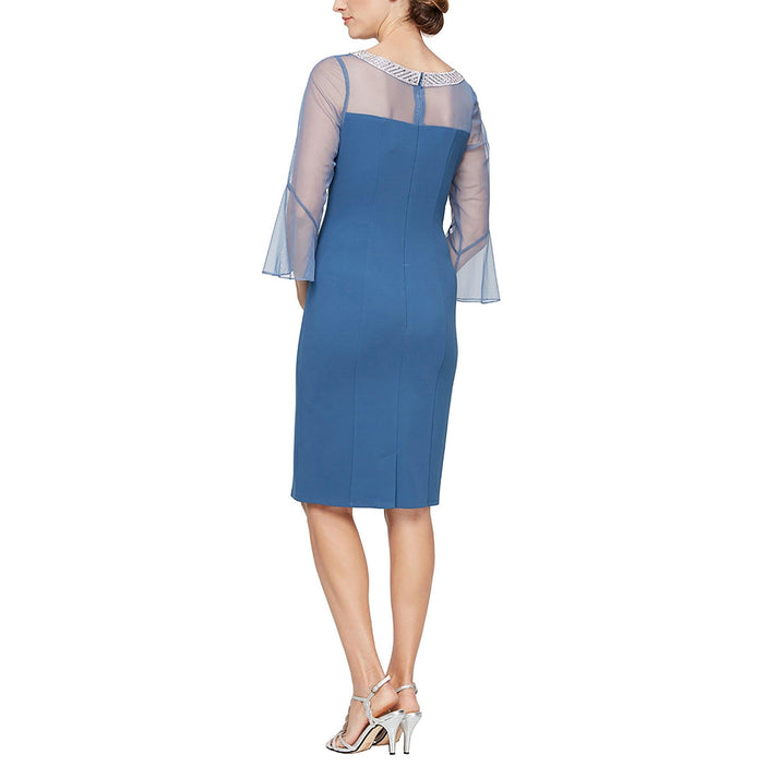 Black Alex Evenings AE160146 Short Cocktail Beaded Dress for $199.0 – The Dress Outlet
