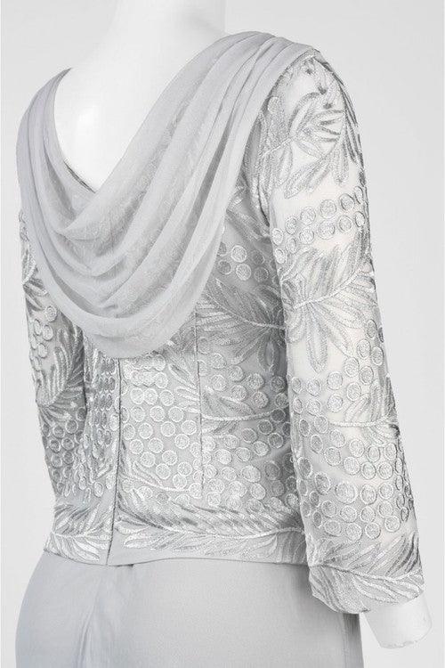 Platinum Alex Evenings AE217197 Short Mother of the Bride Dress Formal ...