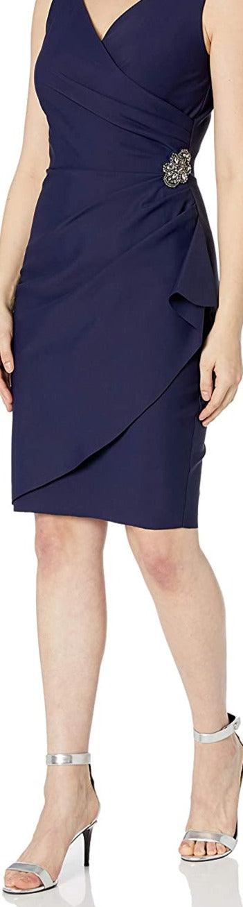 Alex Evenings Short Cocktail Sleeveless Dress 8134268 - The Dress Outlet