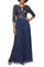 Alex Evenings Long Petite Mother of the Bride Dress - The Dress Outlet