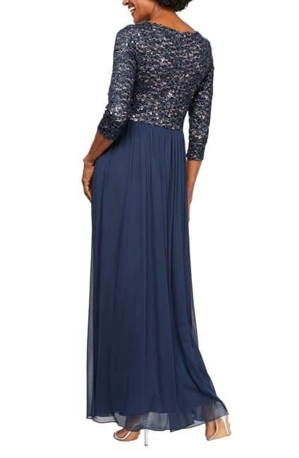 Alex Evenings AE82122295 Long Petite Mother of the Bride Dress