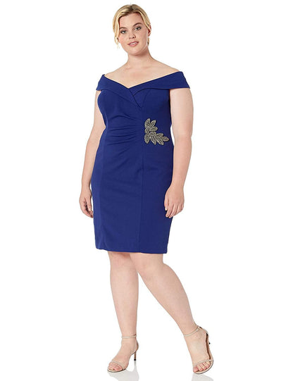 Alex Evenings Plus Size Short Dress 8460212 - The Dress Outlet