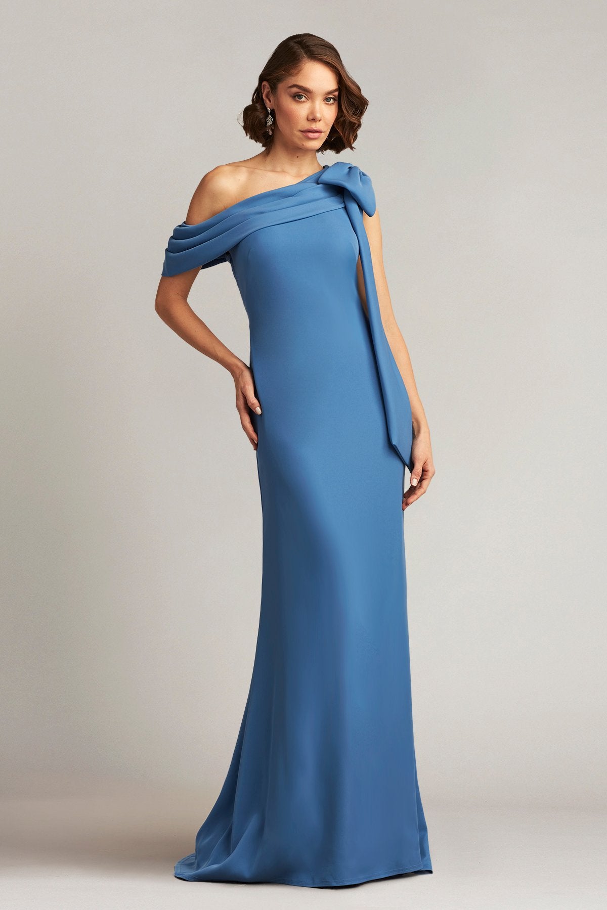 Tadashi Shoji ALG18371L Long Formal Fitted Evening Gown