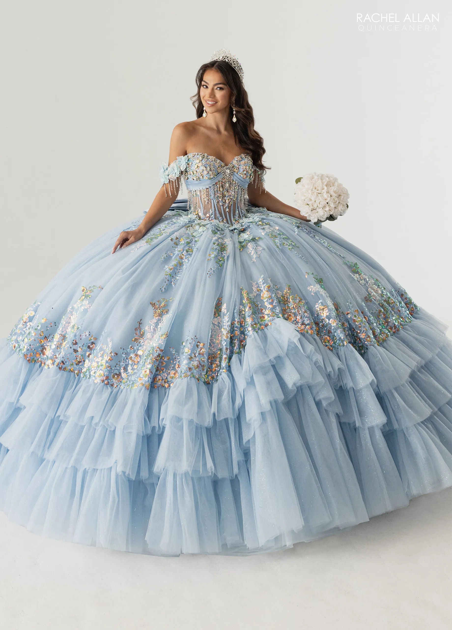 alianna maxi dress Off-the-Shoulder Floor-Length Tulle Gown Rachel Allan RQ6012 – The Dress  Outlet