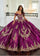 Quinceniera Dresses Beaded Ball Gown Long Quinceanera Dress   Sangria