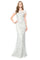 Formal Dresses Long Formal Fitted Evening Dress Silver