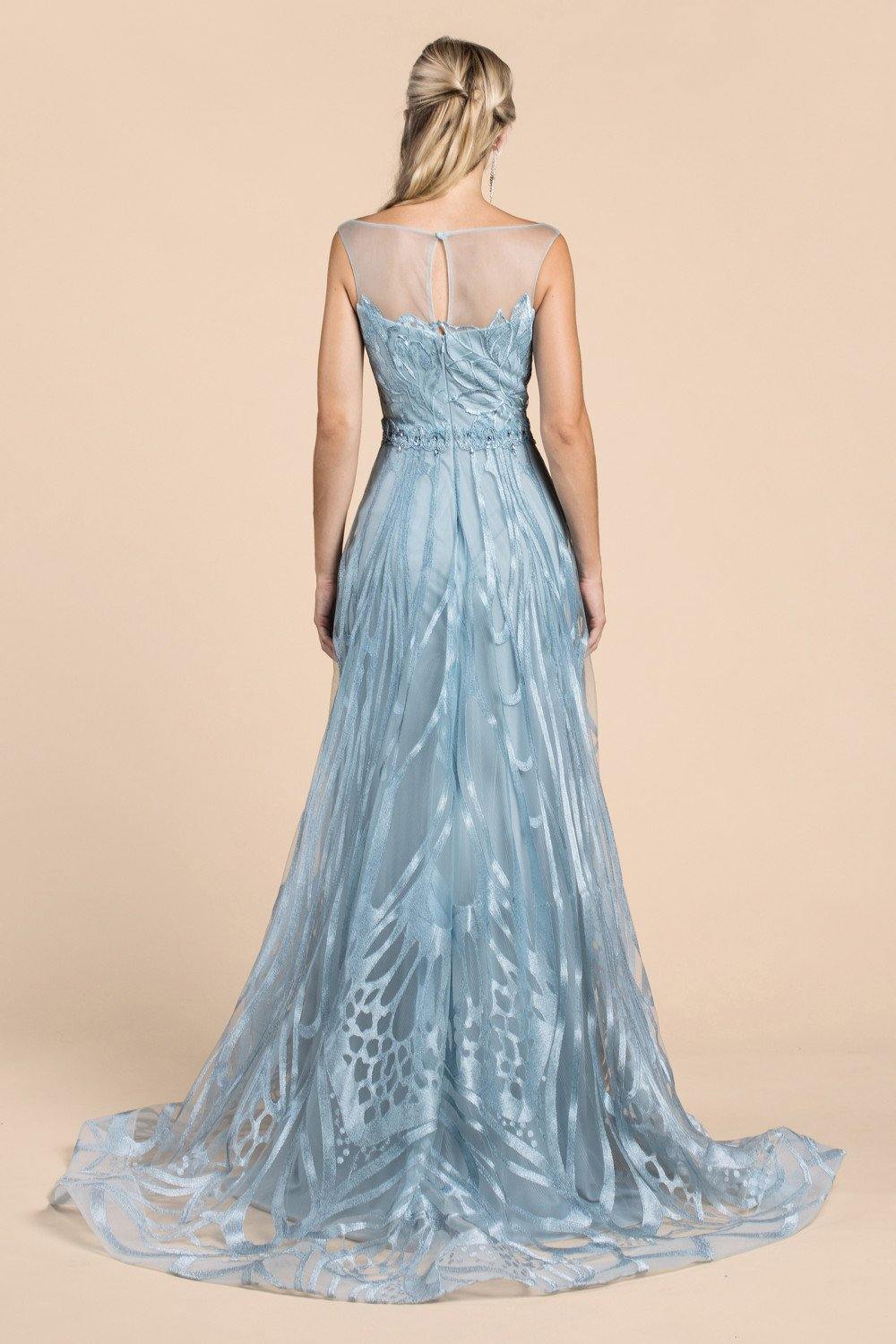 Andrea & Leo CDA0106 Butterfly Wing Long Prom Dress