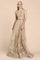 Andrea & Leo CDA0106 Butterfly Wing Long Prom Dress Gold