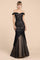 Andrea & Leo CDA0401 Long Prom Mermaid Dress Black Nude