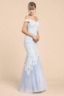 Blush Andrea & Leo CDA0401 Long Prom Mermaid Dress for $103.99 – The Dress Outlet