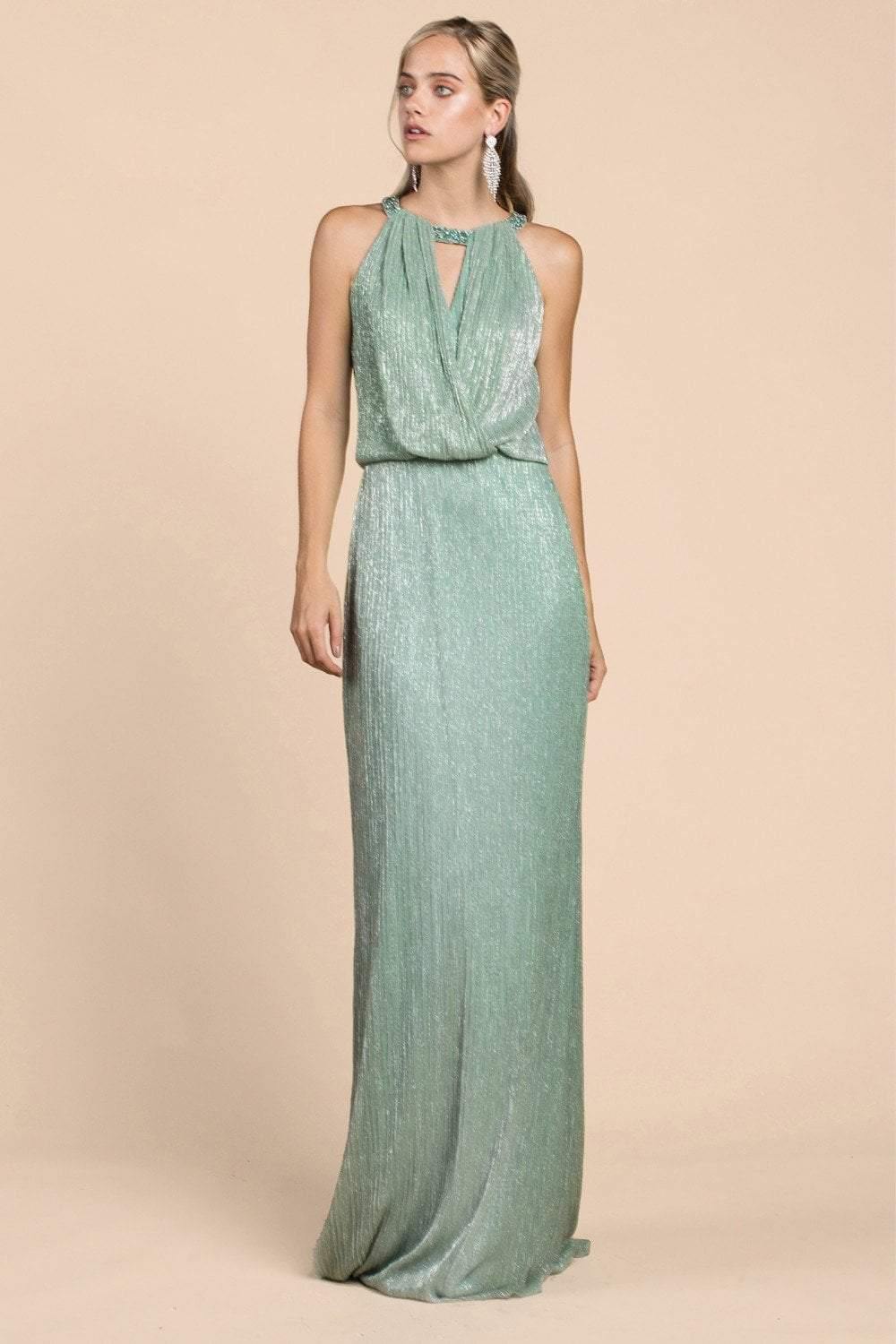 grecian prom dresses Blush Pink Grecian One Shoulder Prom Dress SA80168 X-Large