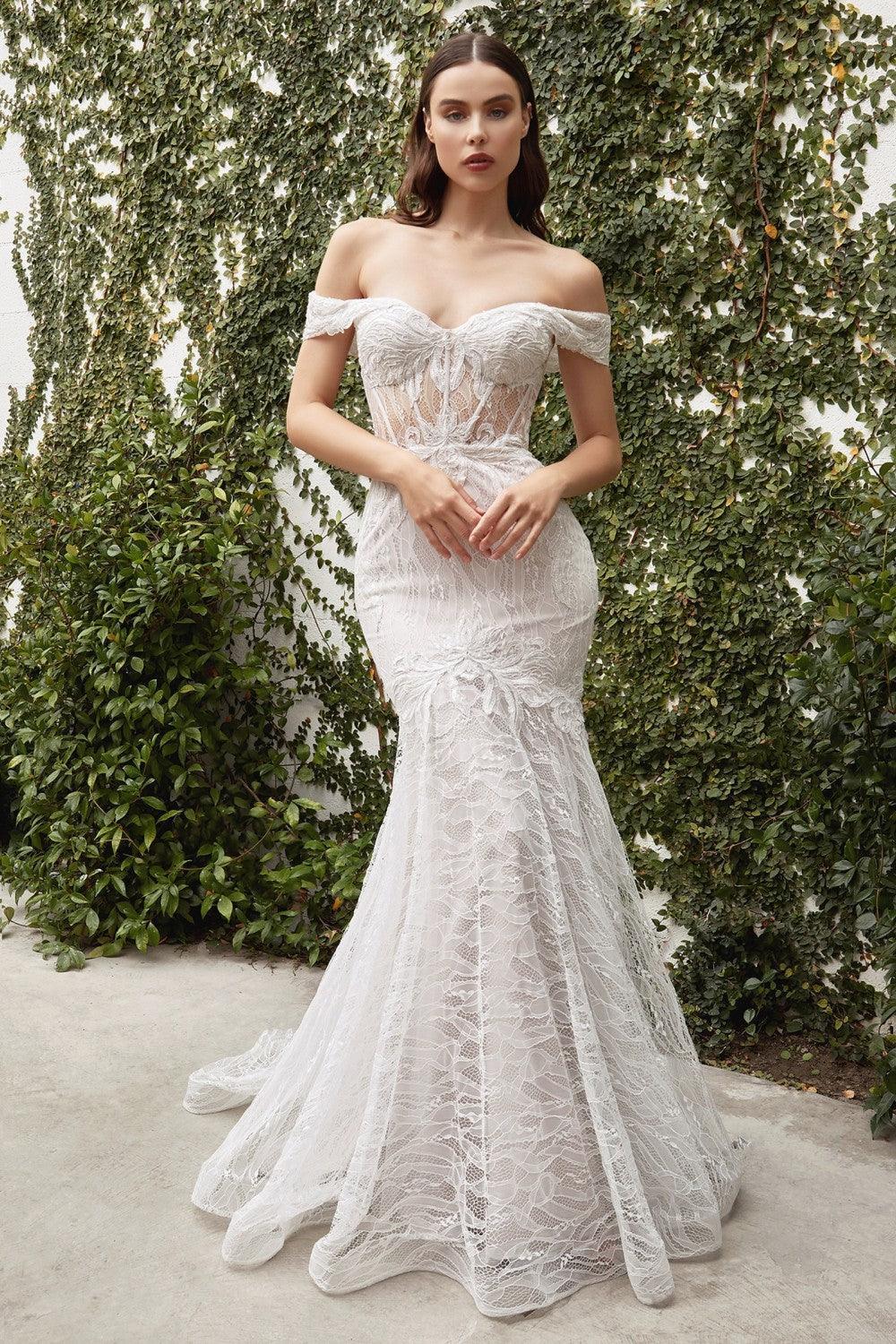 Andrea & Leo CDA0666W Long Formal Wedding Dress Bridal