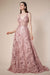 Andrea & Leo CDA0701 Long Prom Dress Evening Gown Dusty Rose