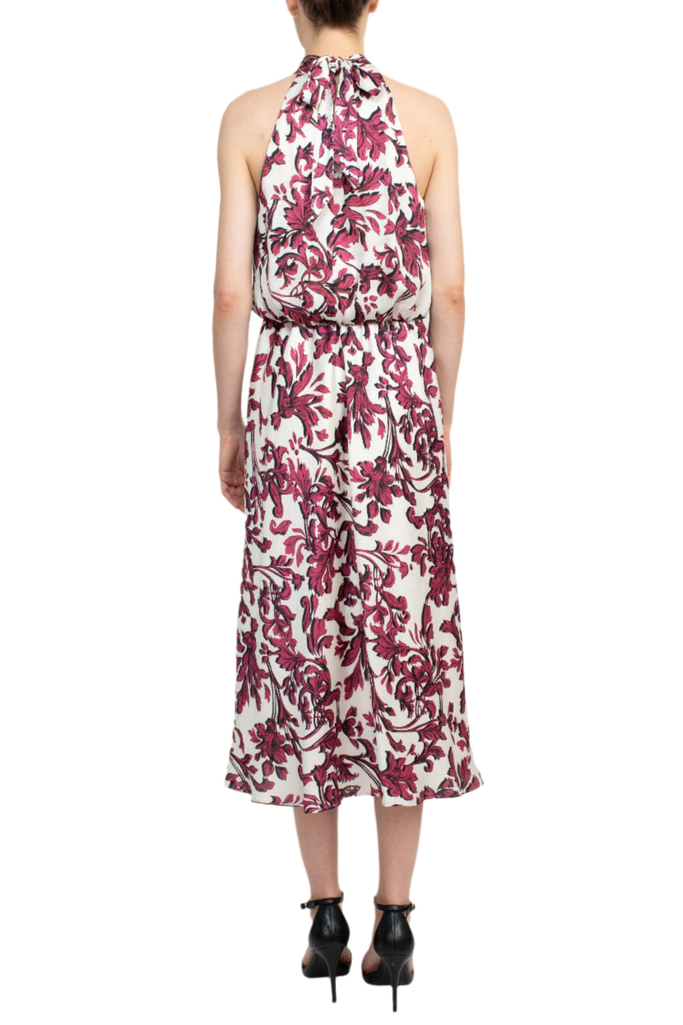 Adrianna Papell AP1D104269 Short Cocktail A Line Print Midi Dress