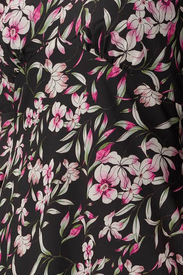 Adrianna Papell AP1D104622 Short Cocktail Floral Print Dress