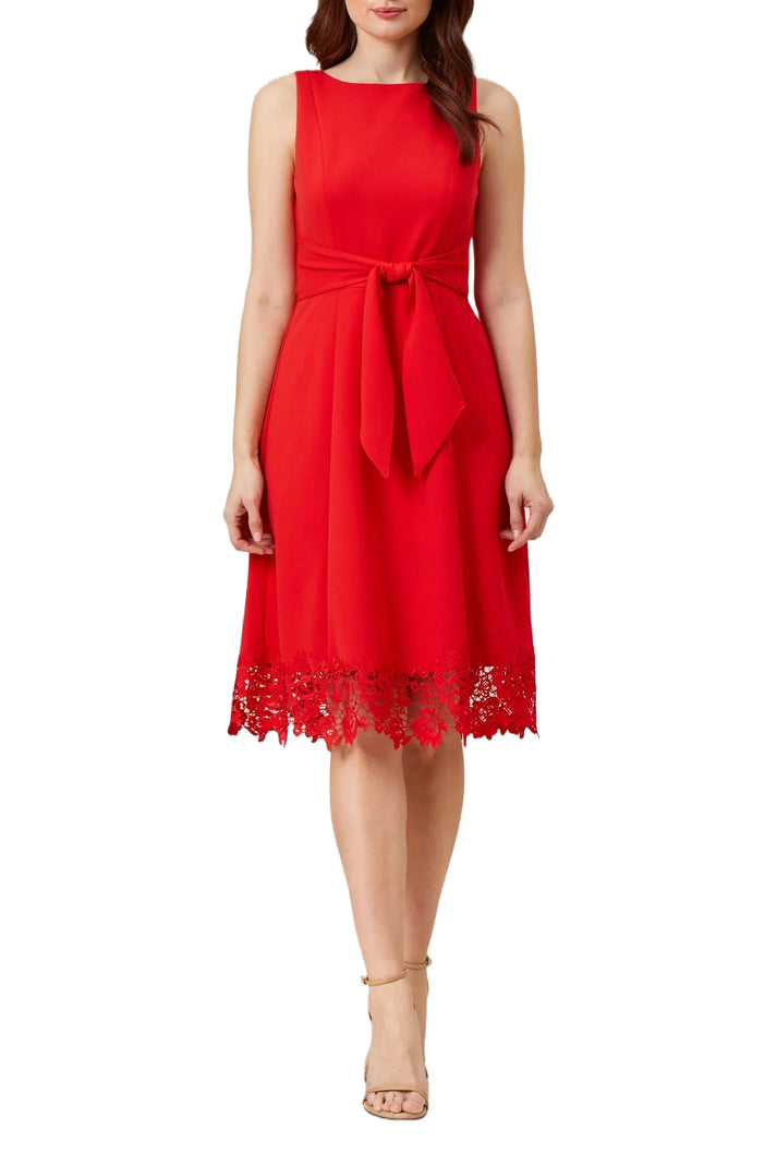 Adrianna Papell AP1D104683 Short Cocktail Lace Midi Length Dress