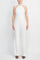 Jumpsuit Embellished Halter Neck Open Jumpsuit Ivory