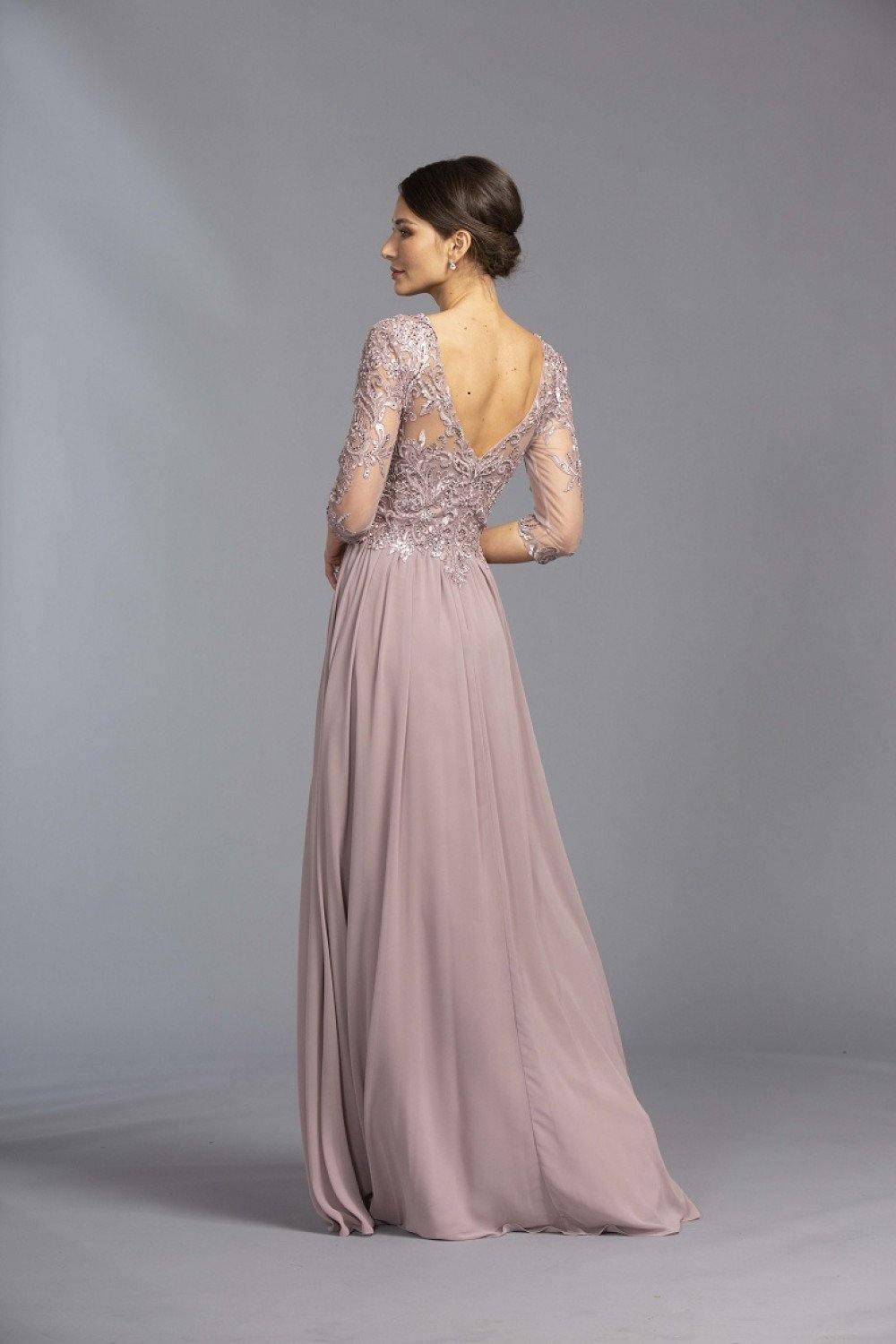 Applique Long Formal Dress Mother of the Bride