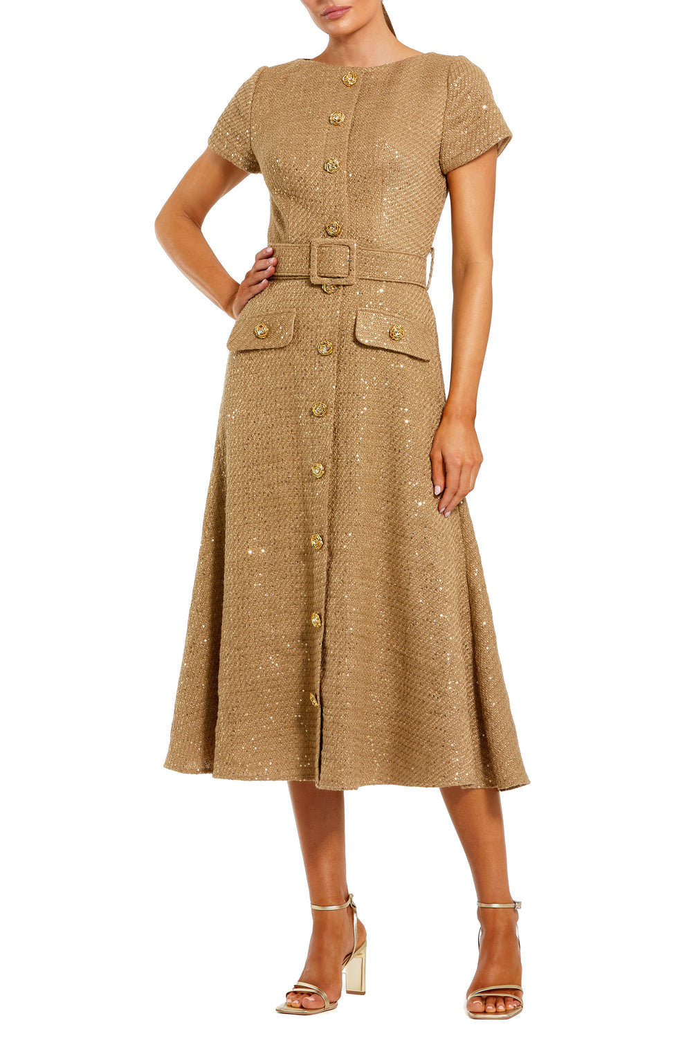 Cocktail Dresses Short Glitter Cocktail Dress Toffee