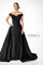 Formal Dresses Long Formal Lace Overskirt Evening Dress Black